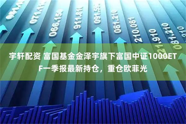 宇轩配资 富国基金金泽宇旗下富国中证1000ETF一季报最新持仓，重仓欧菲光